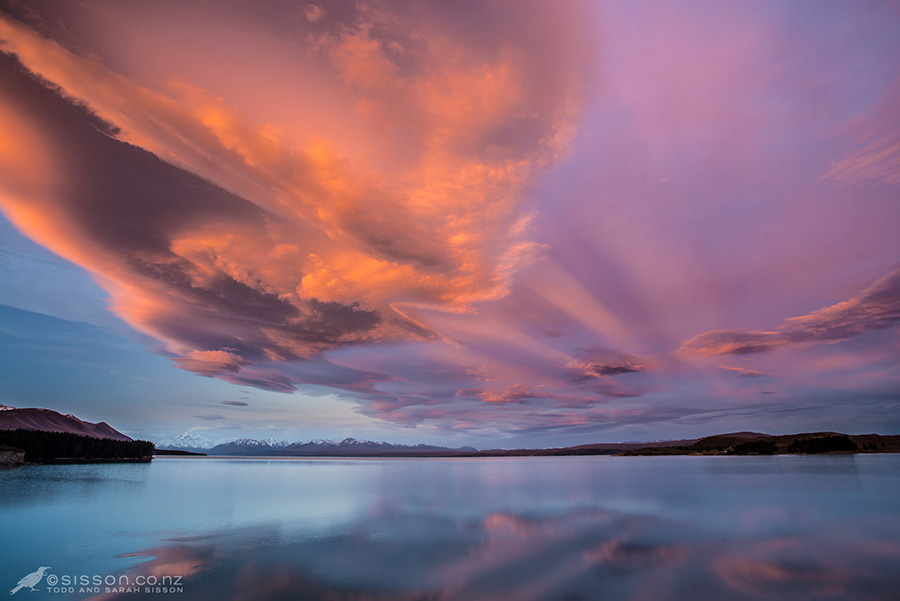 New Zealand Photos Sunrise Over Lake Pukaki Mount Cook Kiwiblog